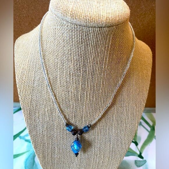 Dainty seed bead choker necklace 90s Y2K style - Picture 1 of 6